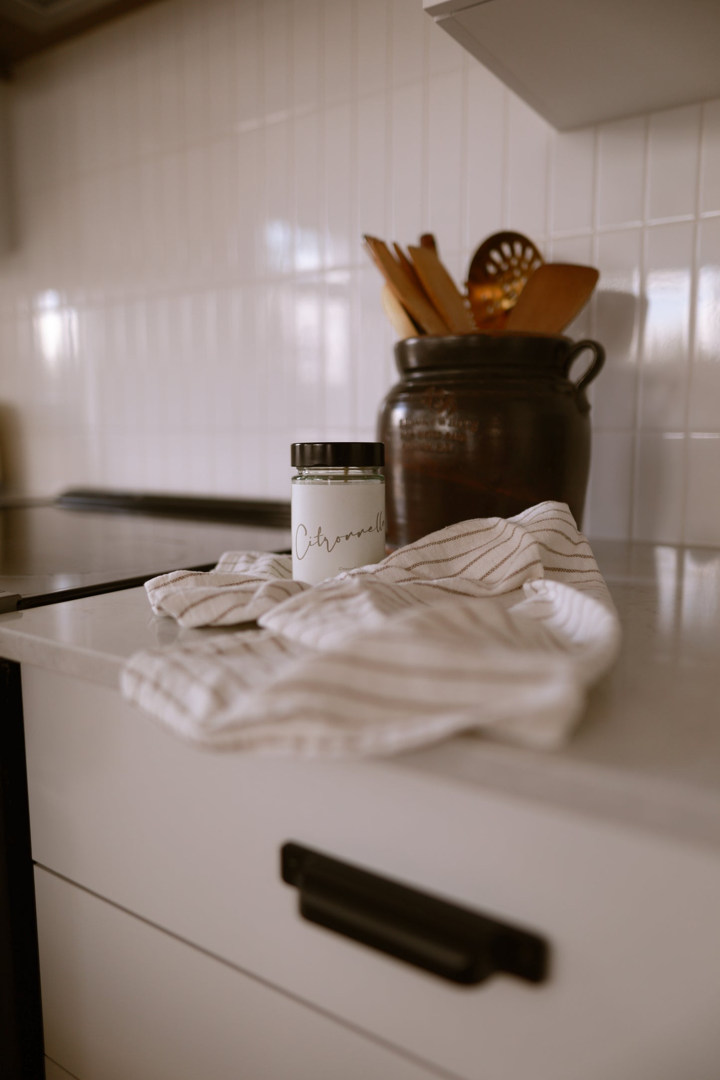 Citronnelle | Bougie de soja de avec mèche de soja
