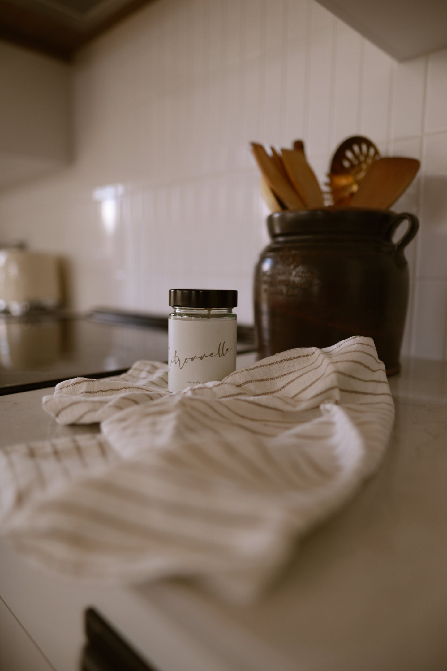 Citronnelle | Bougie de soja de avec mèche de soja