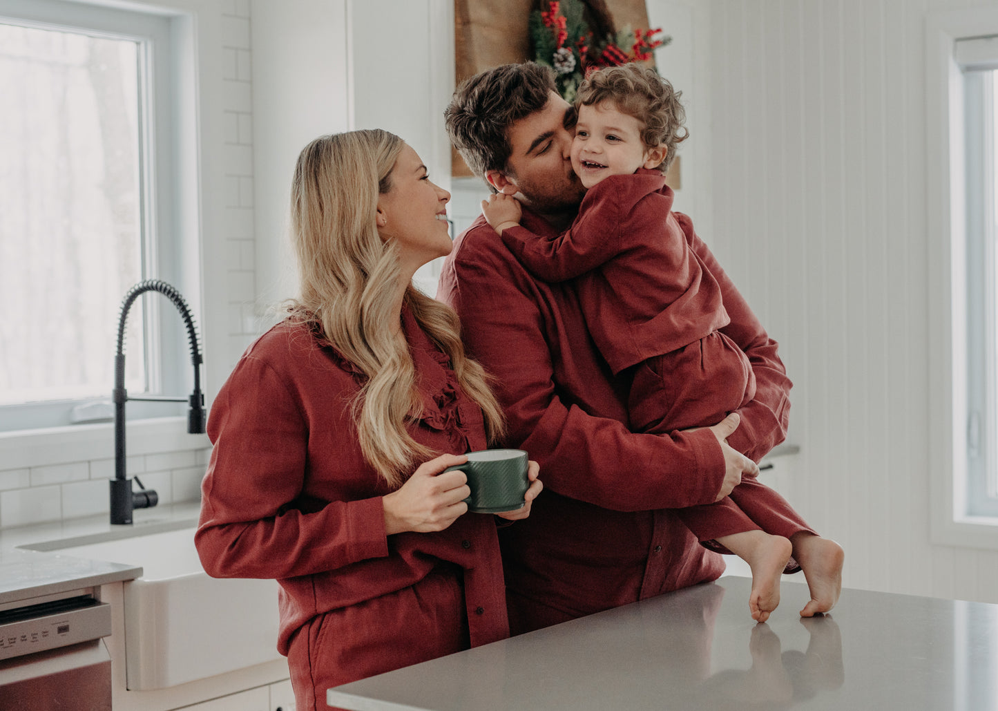 Pyjama enfant | Rouge rustique - SOLDE