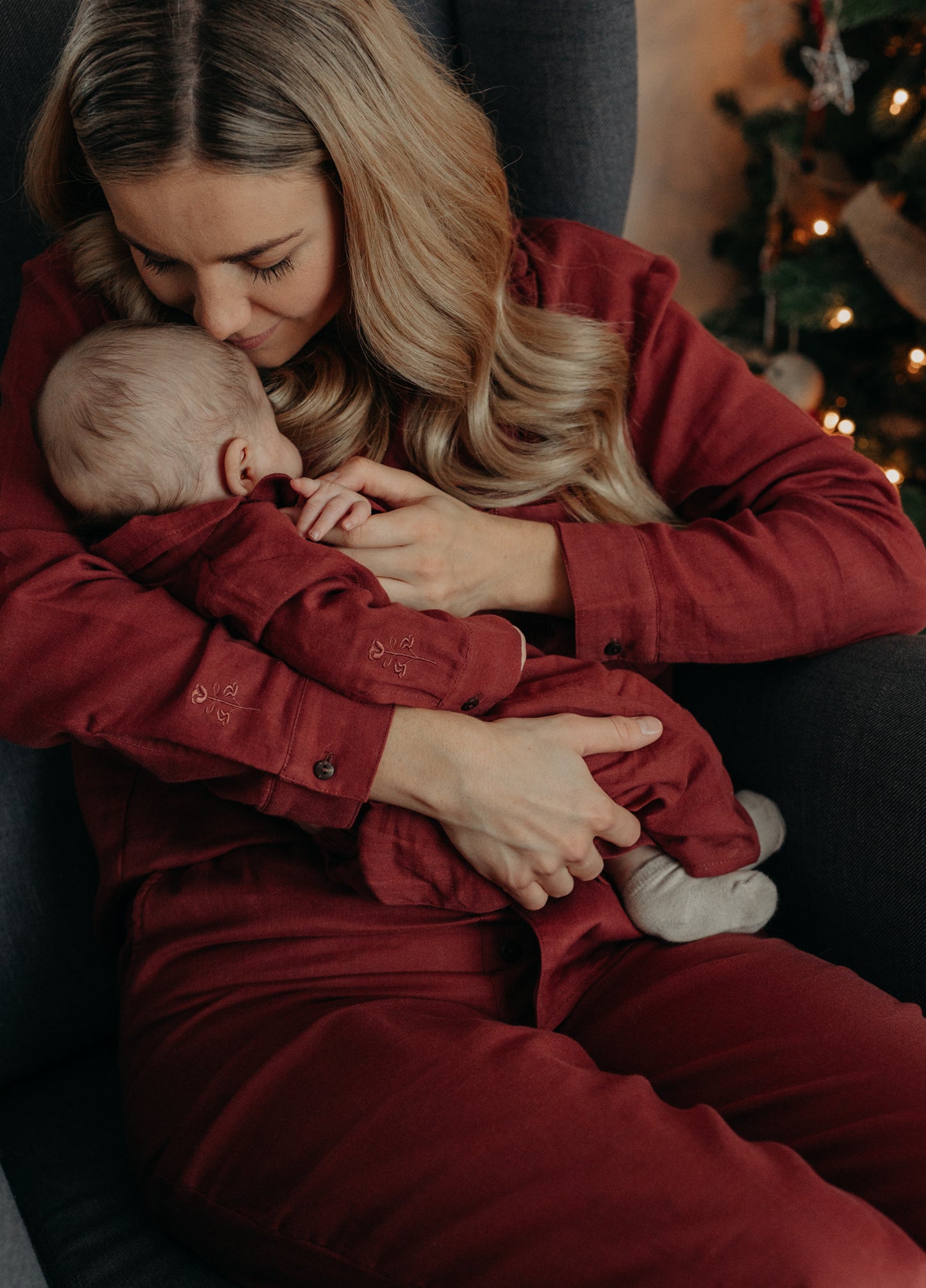 Pyjama enfant | Rouge rustique - SOLDE