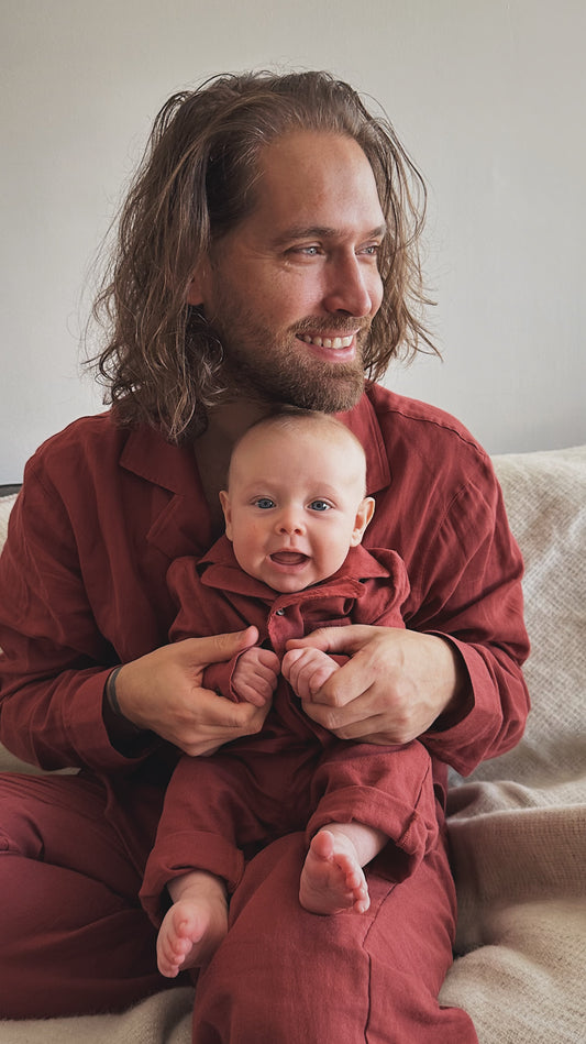 Pyjama homme | Rouge rustique - SOLDE