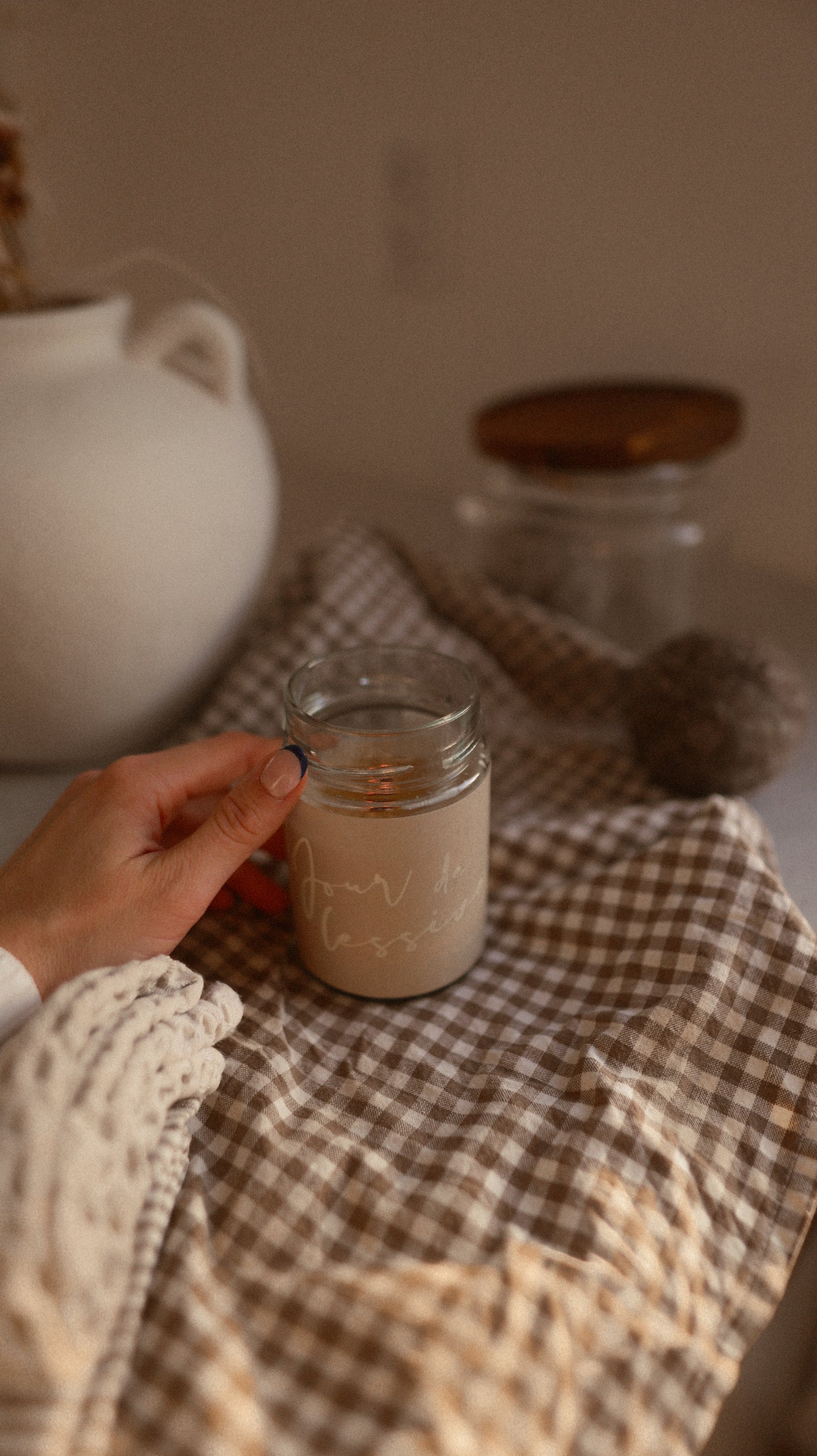 Bougie de soja avec mèche de bois | Jour de lessive (NOUVEAU FORMAT 10 OZ)