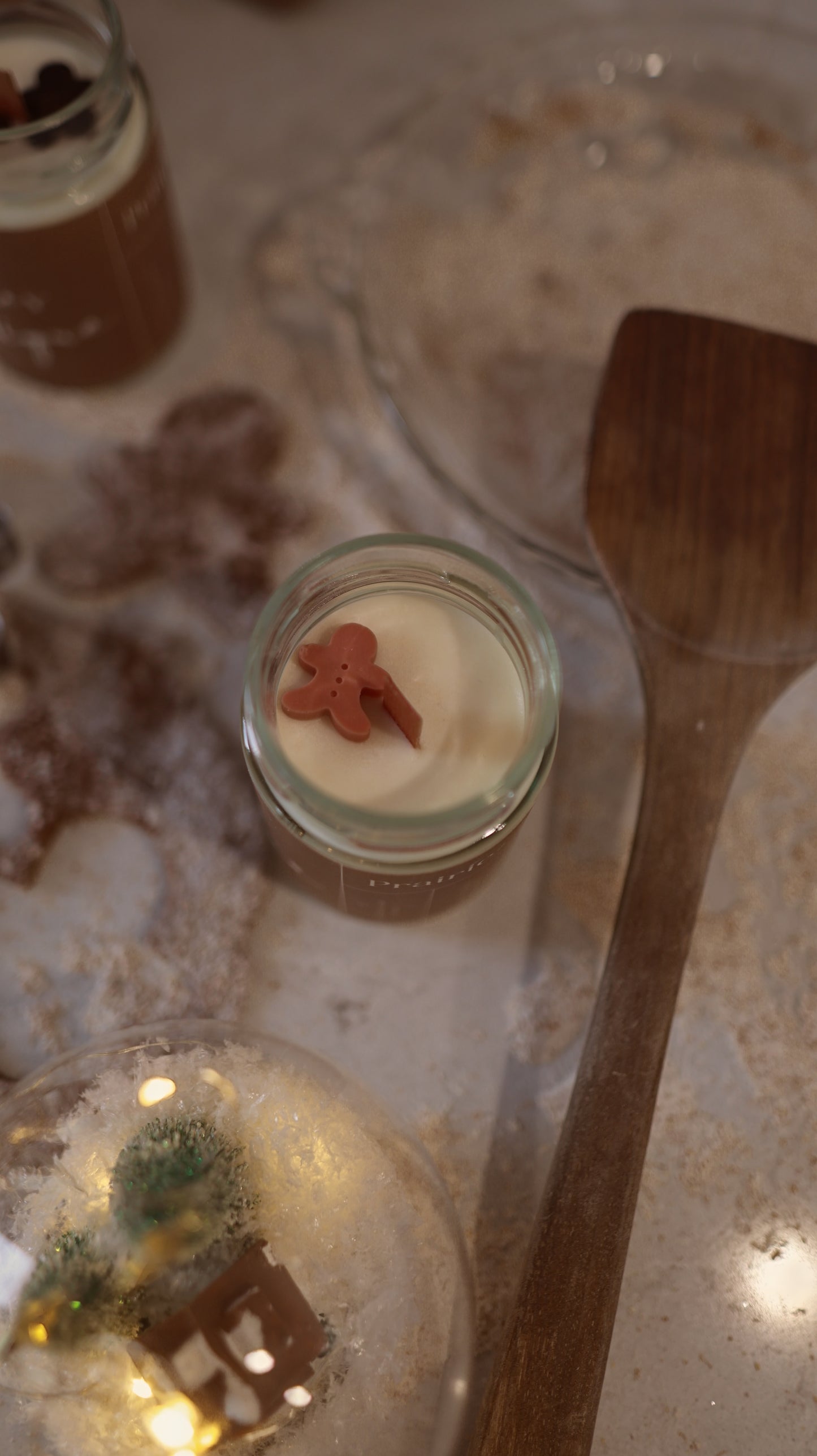 NOUVEAUTÉ | Pain d'épices nordique | Bougie de soja avec mèche de bois crépitante (50h)