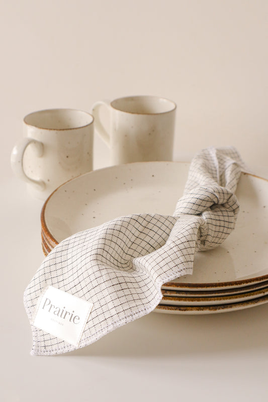 Serviettes de table rustiques