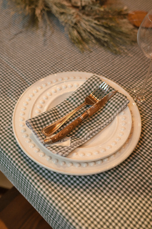 Serviettes de table rustiques