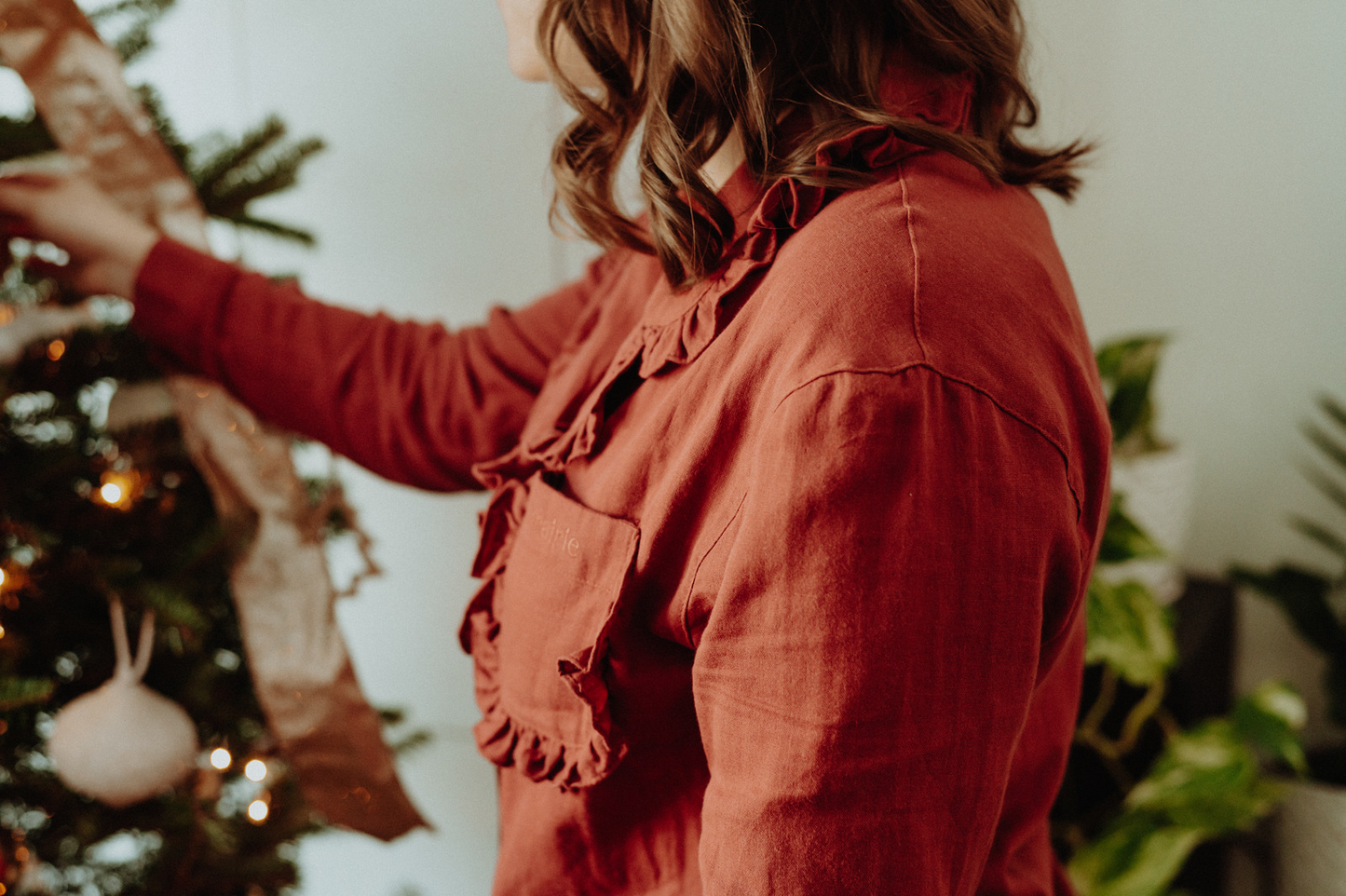 Pyjama femme | Rouge rustique - SOLDE